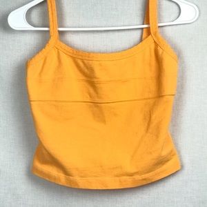 Oakley Orange Sleeveless Athletic Tank